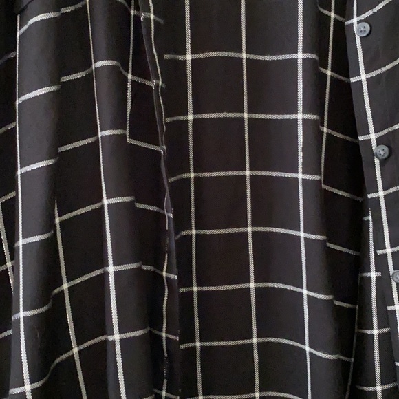 Black and White Plaid Top - Picture 2 of 2